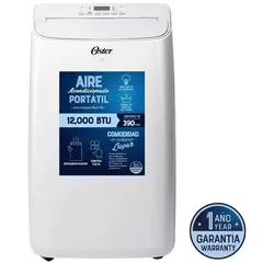 OSTER - Aire Acondicionado Portátil OS-PACPOR1210FWE Blanco