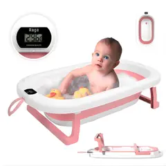 GENERICO - Tina Plegable Digital para Bebés Rosa