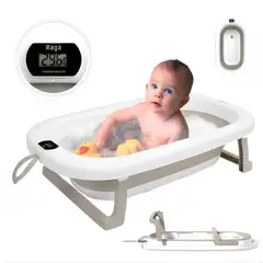 GENERICO - Tina Plegable Digital para Bebés Gris
