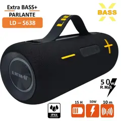 LIDIMI - PARLANTE LIDIMI S638 50 WATTS EXTRA BASS