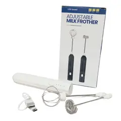 GENERICO - Espumador de Leche y Batidor de Huevos Eléctrico 2 en 1