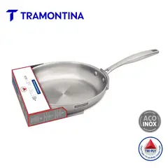 TRAMONTINA - Sartén Tramontina 26 cm Acero Inoxidable Grano 2.2 L 62155260