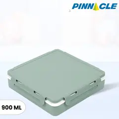 GENERICO - Taper de Plastico Cuatro Divisiones Pinnacle 900 ml Verde