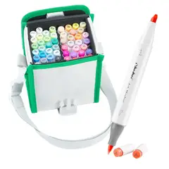 OHUHU - Ohuhu honolulu - Set de 48 marcadores - colores básicos
