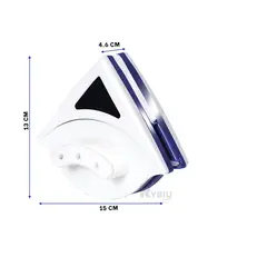 GENERICO - Limpia vidrios Ventanas Lunas puertas Magnetico Limpiador Original
