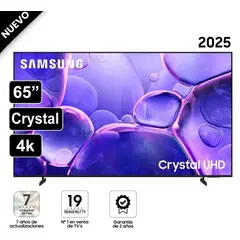 SAMSUNG - Televisor Smart TV 65" Crystal UHD 4K UN65U8000FGXPE 2025