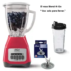 OSTER - Licuadora Oster 2 velocidades  BLSTKAG-MPB + vaso Blend-N-Go de Tritan