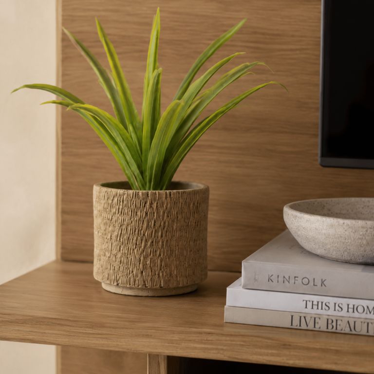 Macetero con textura tejida - 11 cm. de alto - Sevilla