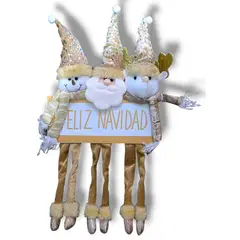 GENERICO - LETRERO NAVIDEÑO PARA PUERTA MUSICAL Y LUCES