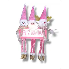 GENERICO - LETRERO NAVIDEÑO PARA PUERTA MUSICAL Y LUCES