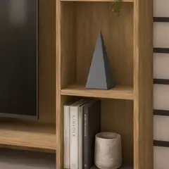 LAR DANIELSEN - Adorno Pirámide 21 cm - Negro