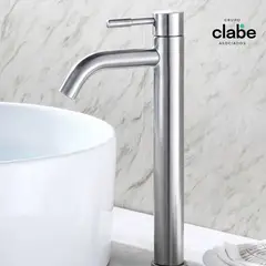 GENERICO - GRIFO CAÑO OVALIN LARGO ACERO INOX 30CM