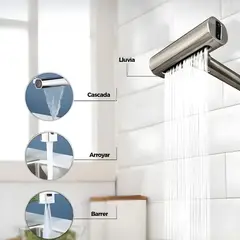 XM - Llave Ganso de Cocina Elegante Plomo  JZ30408102