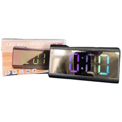 GENERICO - Reloj Despertador Digital Tornasolado 16 cm