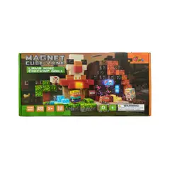 GENERICO - Bloques magnéticos Mundo Minecraft cubos 200 PIEZAS