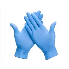 GENERICO - GUANTES NITRILO AZUL TALLA M CAJA X 100 UNID