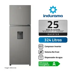 INDURAMA - REFRIGERADORA 324 LITROS CON DISPENSADOR CROMA INDURAMA RI-439DI