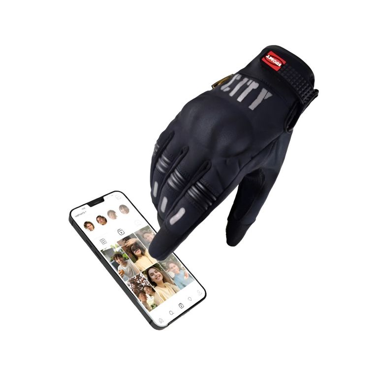Guantes City Impermeable Con Táctil Para Moto