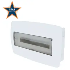 NACIONAL - TABLERO ELÉCTRICO P/EMPOTRAR 18 POLOS - SISTEMA PUSH - STAR (PERUANO)