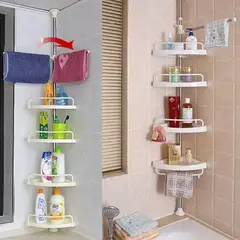 GENERICO - Estante Organizador Esquinero De Baño, Ducha de 4 Niveles