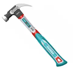 TOTAL TOOLS - Martillo de Uña Mango Fibra de Vidrio 20oz Industrial Total