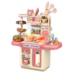 GENERICO - Kit de Cocina Infantil con Accesorios Luz y Sonido para Niños