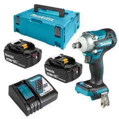 MAKITA - Llave de Impacto 1/2" 18V LXT BL Inc 2 Bat y Carg DTW300RTJ