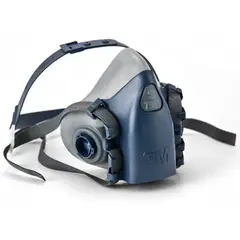 3M - RESPIRADOR MEDIA CARA  7501 TALLA SMALL DE SILICONA