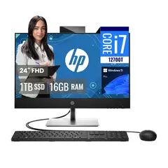 HP - AIO HP ProOne 440 G9, 23.8" FHD Intel i7-12700T DDR4 16GB SSD 1TB, DVD, W11Pro.