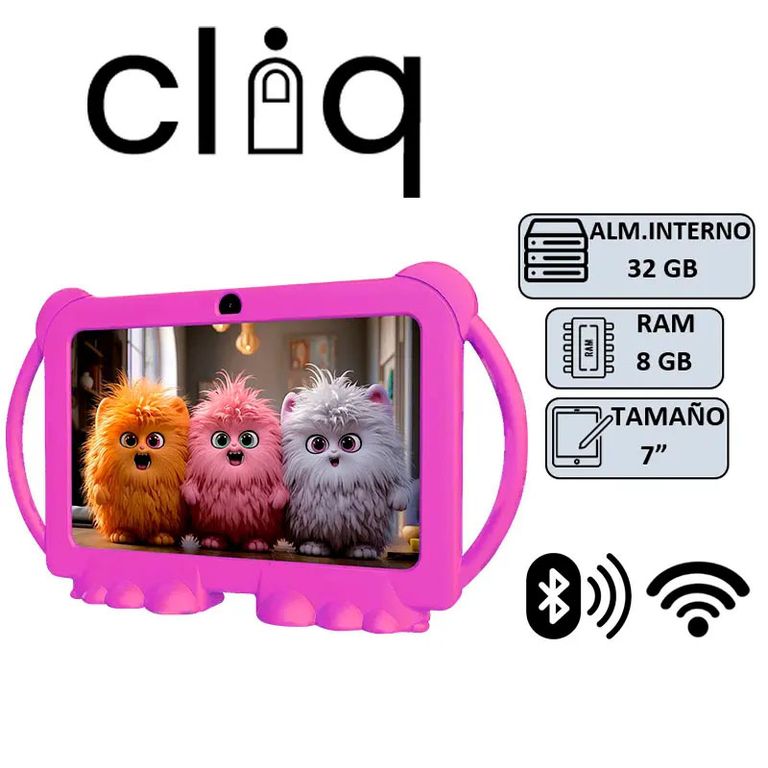 TABLET CLIQ Q8PROK 4+4GB 32GB 7 ROSA