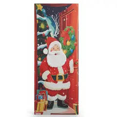START FG - Funda Navideña para Puerta en Alto Relieve Decoración Navidad Premium