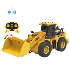 GENERICO - Bulldozer Cargador Frontal De 6 CH Escala 1/24 RC