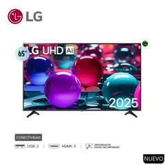 LG - Televisor LG 65 Smart TV 4K UHD AI ThinQ 65UA7300