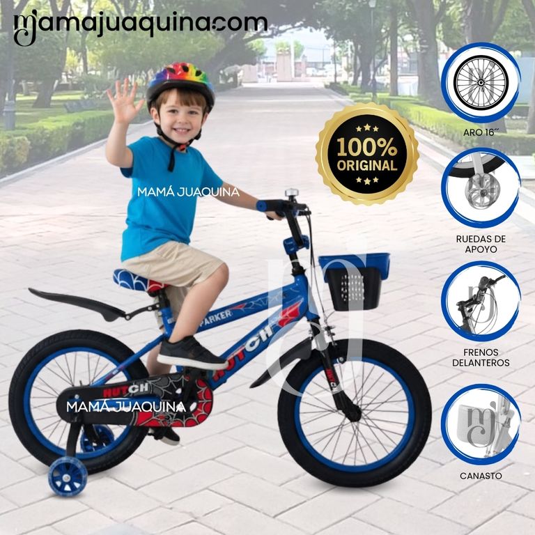Bicicleta Para Niño Aro 16 «SPYDER PARK» Edición Limitada Blue