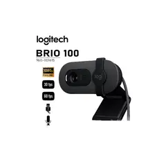 LOGITECH - CAMARA LOGITECH BRIO 100 FHD 1080P USB-A GRAFITO
