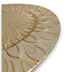 GENERICO - Plato de Sitio Charger Hojas Set x 3 platos