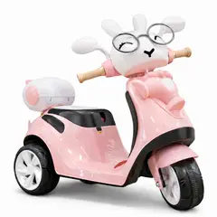 Babykiss - MOTO PARA NIÑOS TRIMOTO CONEJO ROSADO