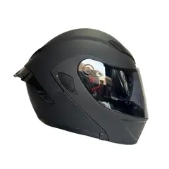 XTREME - CASCO PARA MOTO XTREME NEGRO VISOR OSCURO TALLA Xl