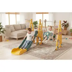 GENERICO - Centro De Juegos Tobogán Columpio Niños Recreativo Multifuncional