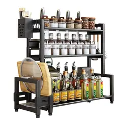 GENERICO - Estante Organizador de Almacenamiento para Cocina 3 Niveles