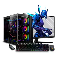 INTEL - PC Gamer Intel Core i9 14900K 32gb ddr5 1TB RTX5080 16GB 27 Mipclista BLUE COMPUTADORA