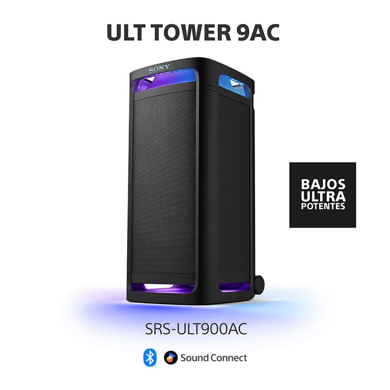 Sony Parlante Bluetooth SRS-ULT9 AC para Fiestas ULT TOWER 9 AC Negro