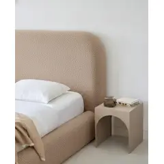 GENERICO - CAMA BOX TARIMA NUDE QUEEN MARRON