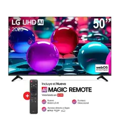 LG - Televisor 50 UHD 4K Thinq AI 50UA7300PSB + Magic Control MR25GA
