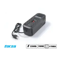 FORZA - Estabilizador 8 tomas Forza 2200VA (FVR-2202)