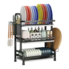 GENERICO - Escurreplatos de cocina de 3 niveles