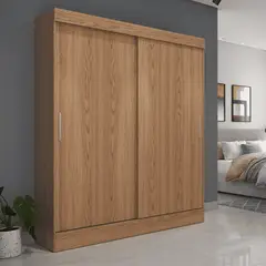 PAZART MUEBLES - ROPERO 2 PUERTAS CORREDIZAS PORTO ROUBLE