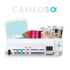 SILHOUETTE - Combo Full Cameo 5 Alpha Blanca - Herramientas + Cuchillas e Insumos