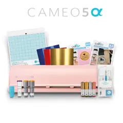 SILHOUETTE - Combo Full Silhouette Cameo 5 Alpha Rosada y Accesorios