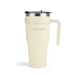 TENAYA - Vaso tomatodo 1200ml acero GLACIER - Beige